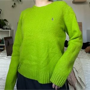 polo mohair sweater